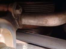 Pipe attached to Oil Filter Housing