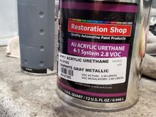 With this, off the shelf color and aside from being a tad darker and a more metallic it's a good match to the emblems and original color 