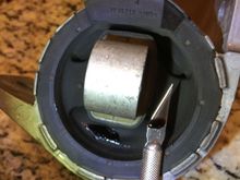 The transmission mount is also fluid filled.