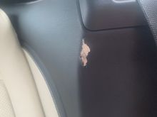 Shows location of damage