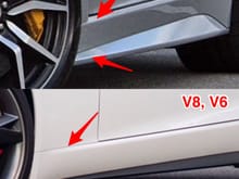 See different. Most importantly where the rocker meets the fender. The SVRs is creased and tappered to make room and to align the SVR fender.