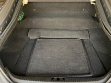 Rear interior hatchback.  