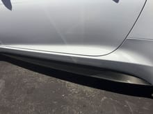 CF wrapped side skirts