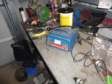 Battery Charger used as the power source for testing injectors