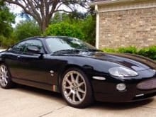 2005 XKR Coupe with 20" BBS Montreal Wheels,
Ebony with Ivory Interior and Clear Side Marker  & Clear Repeater Lens