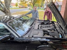 After getting the hood released