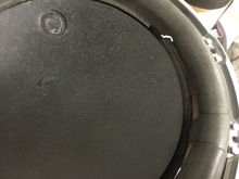 My poor old sub.  Look at the side.. :(