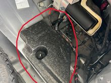 Best to remove this padding to reach connector ...