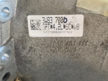 This is the ford part number tag