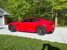 Morning sun hitting the Caldera Red.