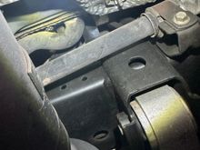 Hard to see but seems to be attached fine and no obvious signs of trouble