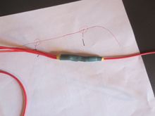 Extra layer of green heatshrink to give strong protection to the step down connector