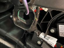 Hole it was coming through