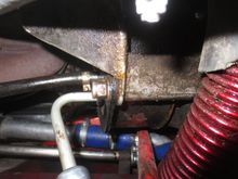 Up into the pump