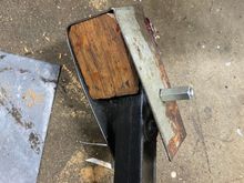 Make the restraining strap. Note - cut a chamfer on the wedge corners to allow for strap radius on bend. It must be a tight snug fit. 