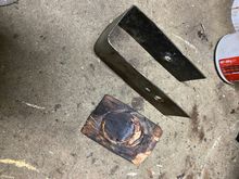 I used the same strap for o/s and n/s with bespoke holes matched to each. 