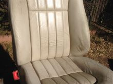 Before shot of driver seat.