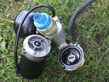 Although the Pump (on the right of the pic) turned freely The Motor with the Spigot (on the left of the pic) would not turn at all and appeared to be seized up