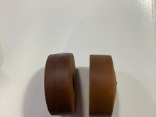 Stock on the left. Slight concave with the previously mentioned part number on the right. 