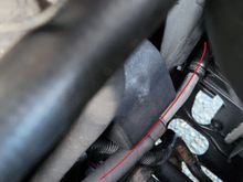 This is the in transmission oil cooler line. 