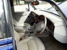 
XJ dash is too wide for Mark 2 so lop off the ends.
XJ dash is a foot deeper than the Mark 2's so seats are forced rearward.