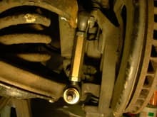 Heim-jointed (rose-jointed) front anti-roll bar drop links