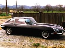 Side view after a wash. I was lucky to get one of the very last of the of the Series 1 E-types.