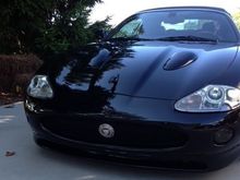 image yes, that's a piano black leaper. Modified so no holes necessary. Easily reversed but its growing on me!!