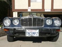 'Tea and crumpets' is the license plate