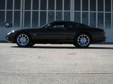 After, dropped almost an inch in the rear, I did not replace the front springs.