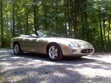 Jag in driveway