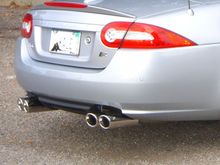 Exhaust Finisher: JAGUAR.