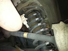 Old Shocks to be replaced with Bilstein shocks.