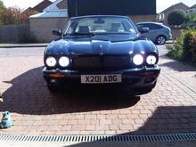 HID converted lights with LED side lights