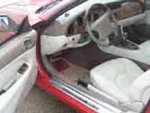 XKR interior - note mat