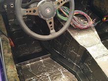 Soundproofing on driver's side