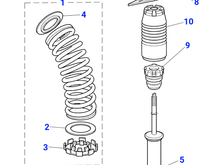 Diagram of spring elements