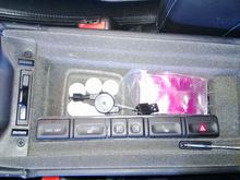 Remote switches also the silver button is to turn off antenna.  