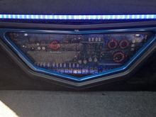 Went a little crazy with the trunk mounted amp. 