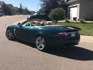 2007 Jaguar XKR - Rare Emerald Fire Green XKR conveertible - single owner - Used - VIN sajxa44c479b15461 - 8 cyl - 2WD - Automatic - Convertible - Other - St Albert, AB T8N 3L, Canada