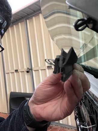 Interior window seal. Thought the problem was originally caused by some failure or compression of the felt liner but has nothing to do with this problem. 