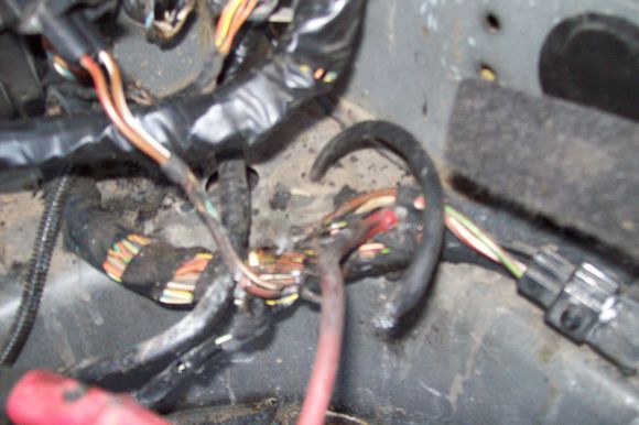 the other half where it drops through grommet