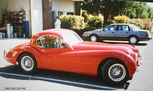 Restoration complete: 1953 XK120 FHC, Borrani rims. Don't expect these drive as well as they sound+look...(sold)