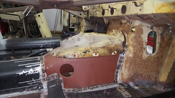 Side in last. Excellent fit with shifter cover. Will move to inner back bulkhead in the next few days now.