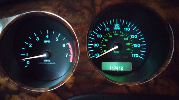 Odometer: 117412
Tachometer: Supercharged