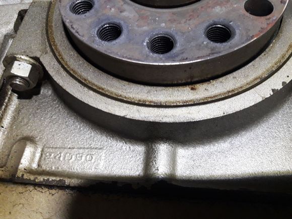 Not so visible but leaking. 