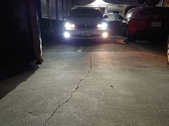 This is the difference between bright LED and factory Halogens.