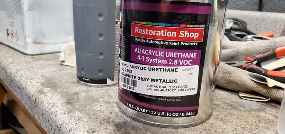 With this, off the shelf color and aside from being a tad darker and a more metallic it's a good match to the emblems and original color 