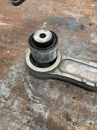 Old one pressed out. 