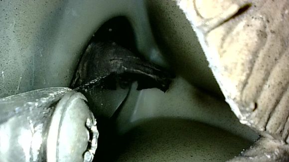 Managed to remove one side of the duckbill which I hope is enough. 
Couldn’t get any final pics because at this stage my hamstrings were loudly protesting at my contortions!